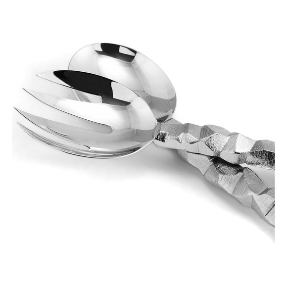 Michael Aram Silver Rock Serving set new in box - Picture 4 of 12